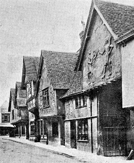 The Old Sun Inn, Saffron Walden Essex. c.1905